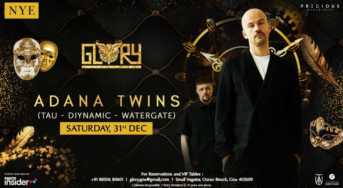 NEW YEARS EVE @ GLORY GOA WITH  ADANA TWINS!!!!  | NYE 2023