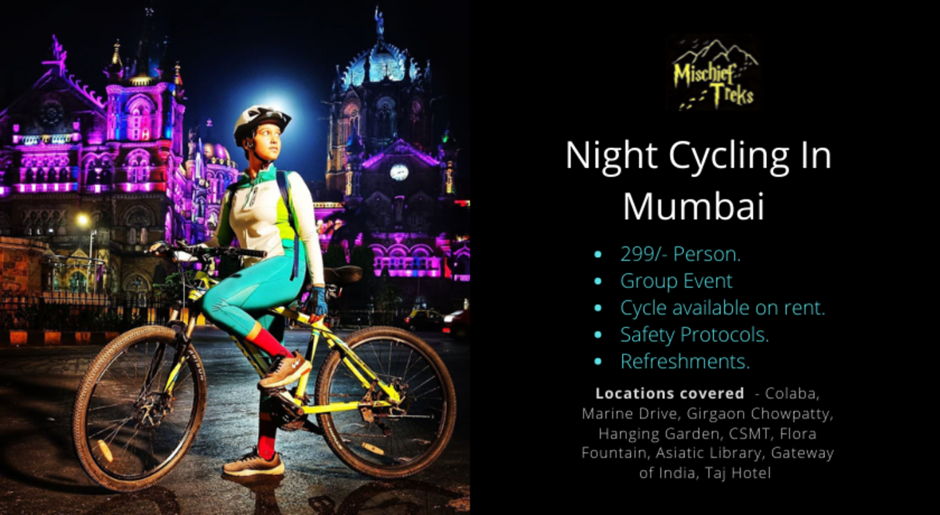 Midnight Cycling | Night Cycling In Mumbai | Mischief Treks