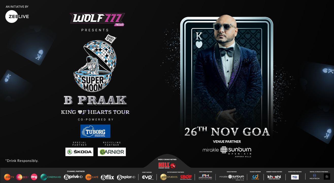 Supermoon ft. B Praak – King of Hearts Tour - Goa