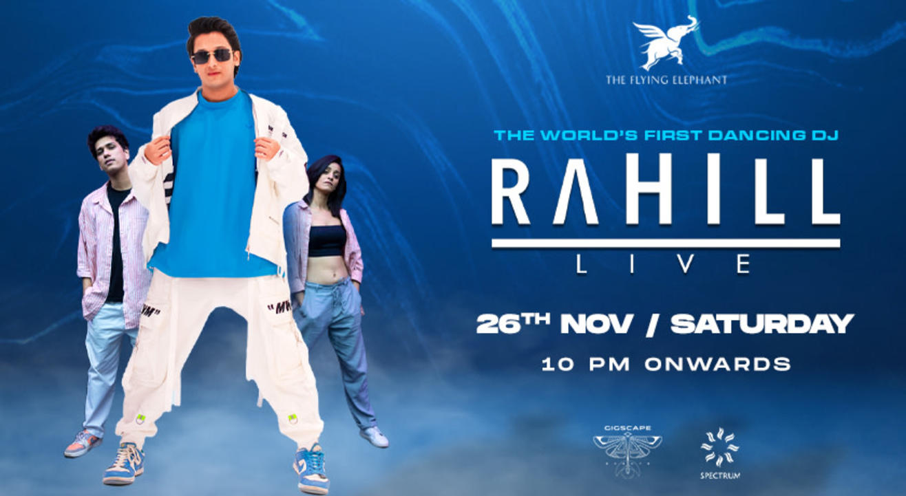 WORLD'S FIRST DANCING DJ RAHILL LIVE - BOLLYWOOD NIGHT