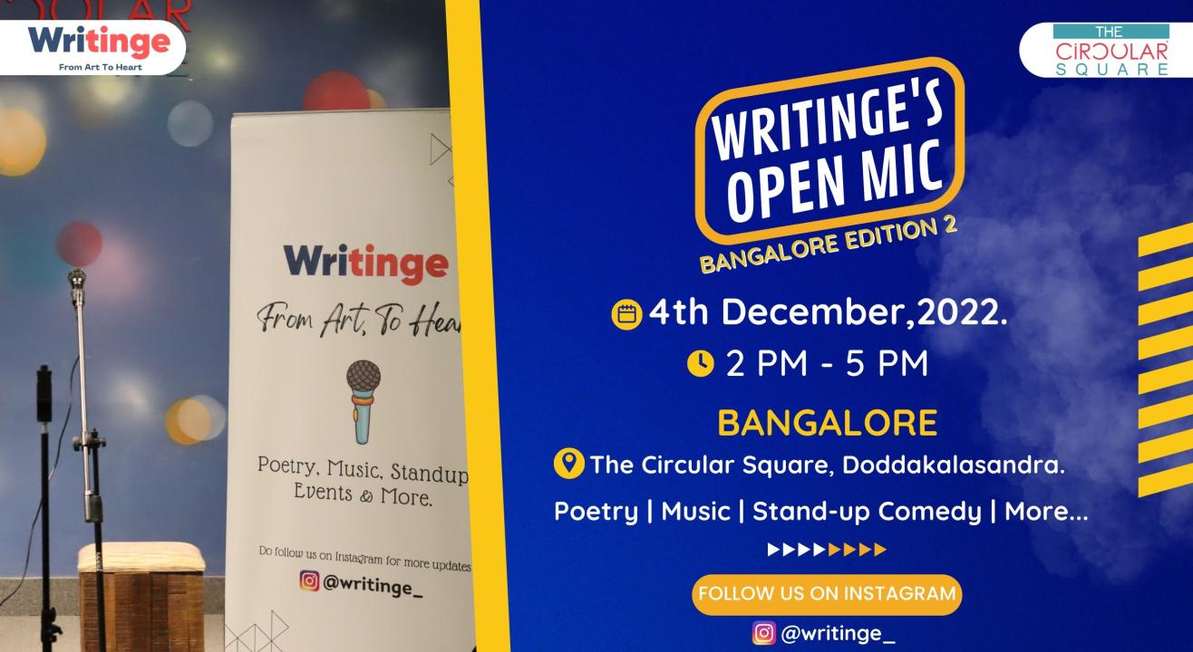 Open mic with Writinge