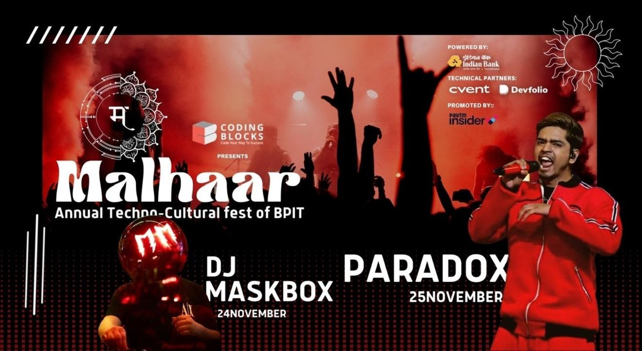 MALHAAR'22 ft. PARADOX & MASKBOX