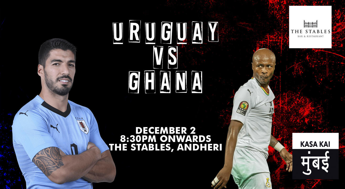 URUGUAY VS GHANA FAN MEET - THE STABLES, ANDHERI