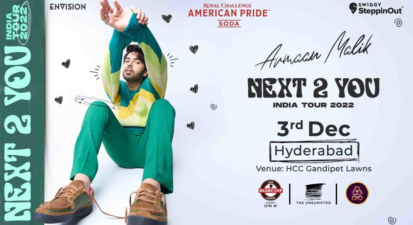 SteppinOut Presents Armaan Malik | Next 2 You India Tour | Hyderabad