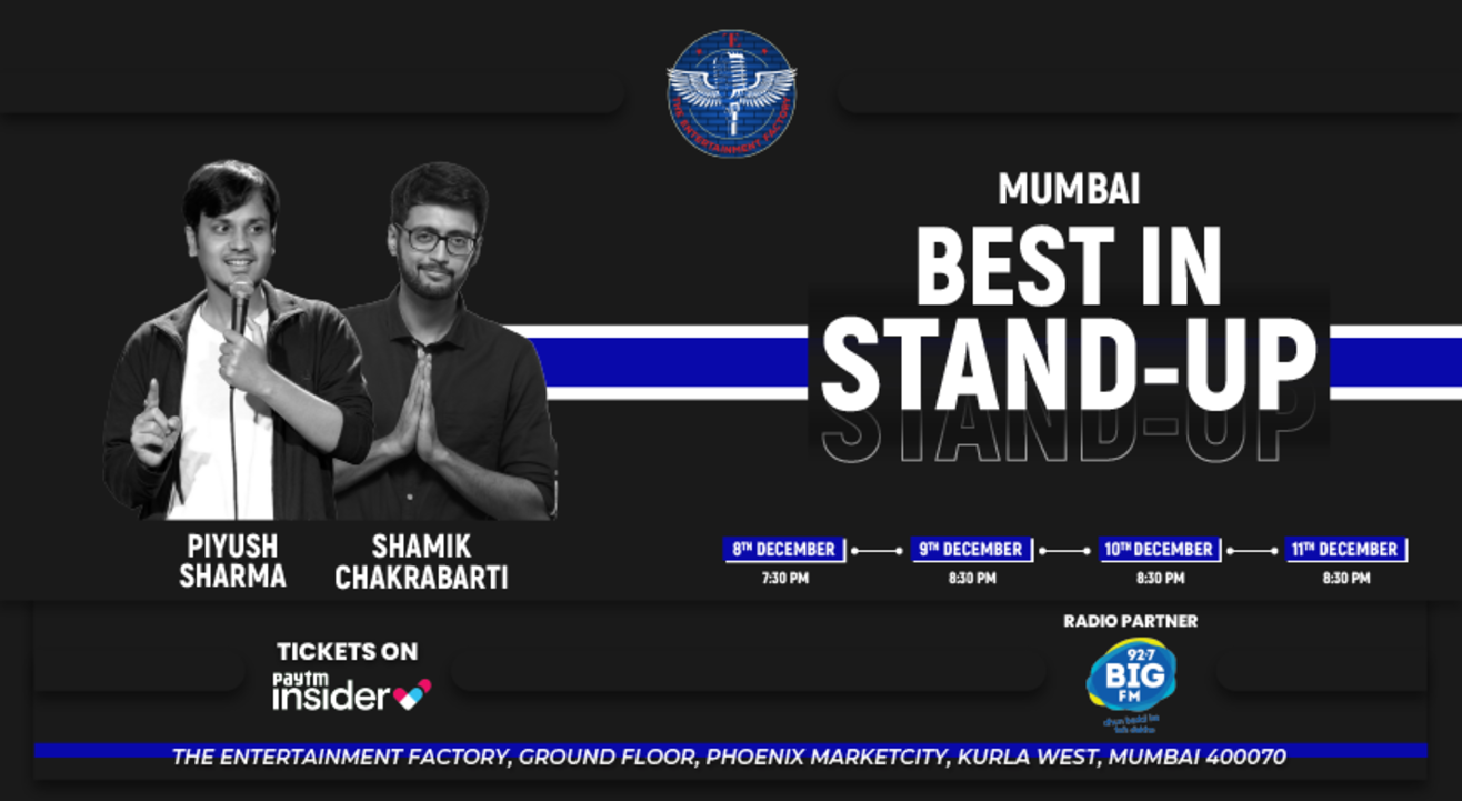 Best In Stand-Up By Piyush Sharma & Shamik Chakrabarti