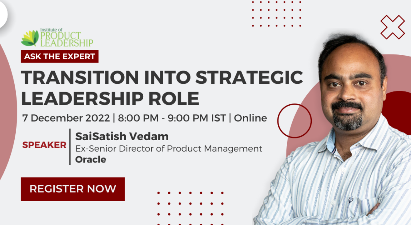 [Ask the Expert​] Transition into Strategic Leadership Role