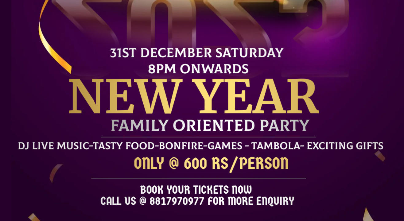 New Year Eve Party - 31st December | NYE 2023