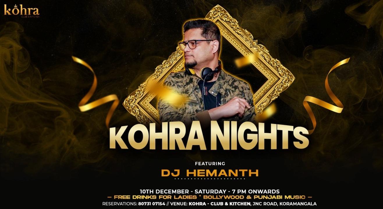 Saturday Kohra Nights- Bollywood Edition.