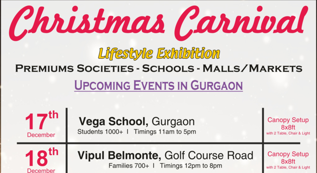 Christmas Carnival in Gurgaon