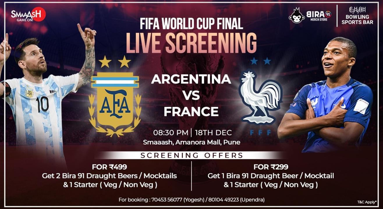 FIFA world cup 2022 Argentina vs France final match: How to watch live  online