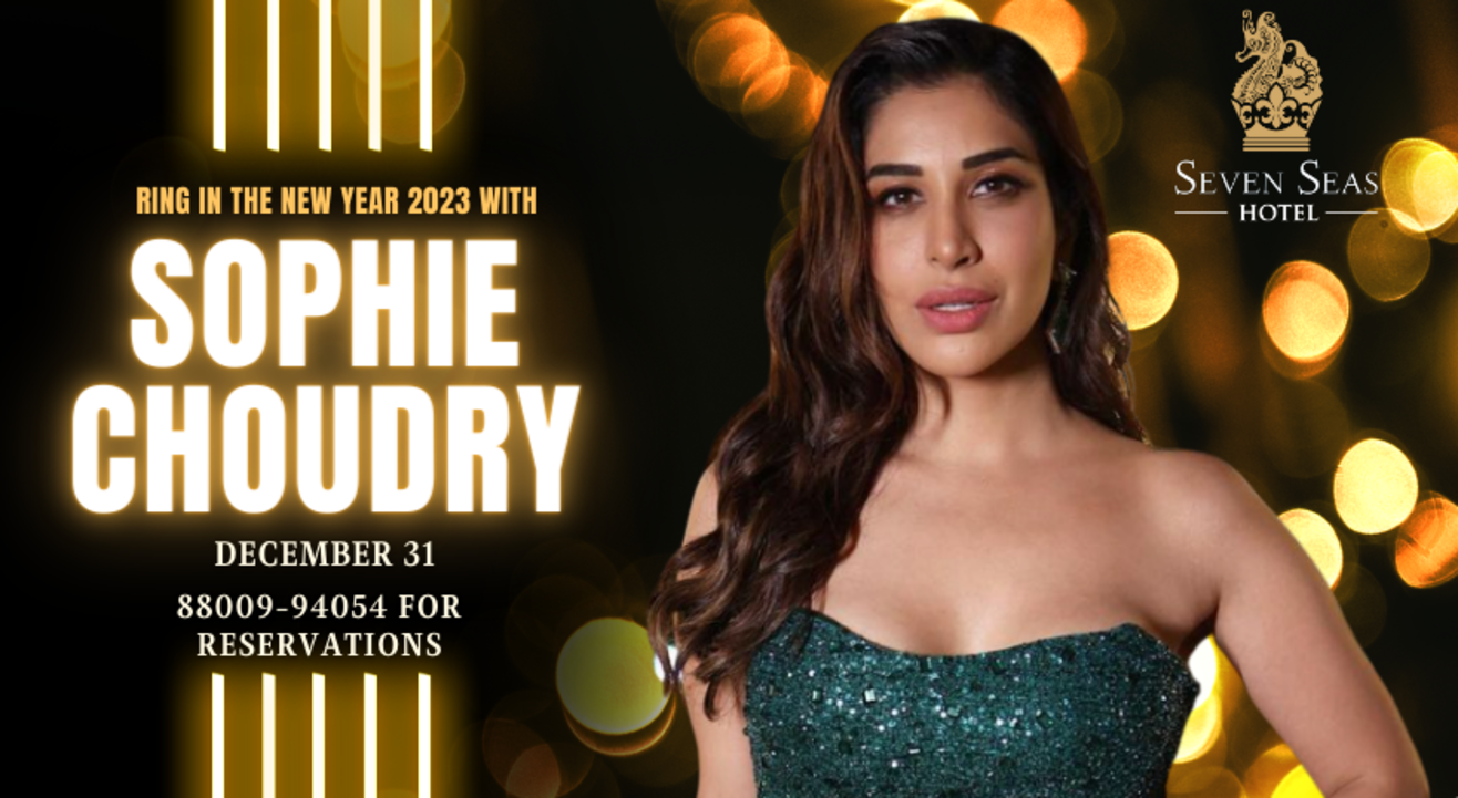 Dance your way into 2023 with Sophie Choudry at Seven Seas Hotel, Rohini ✨ | NYE 2023