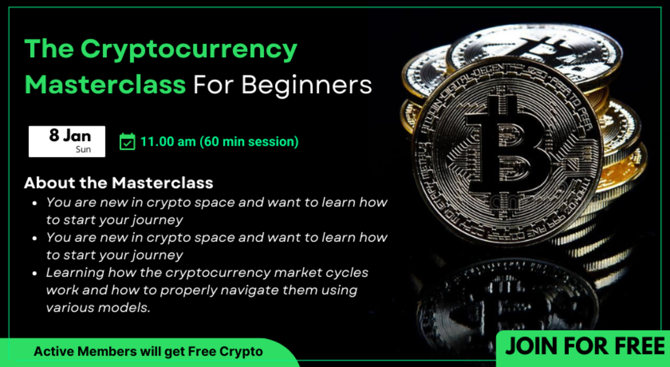 The Cryptocurrency Masterclass For Beginners