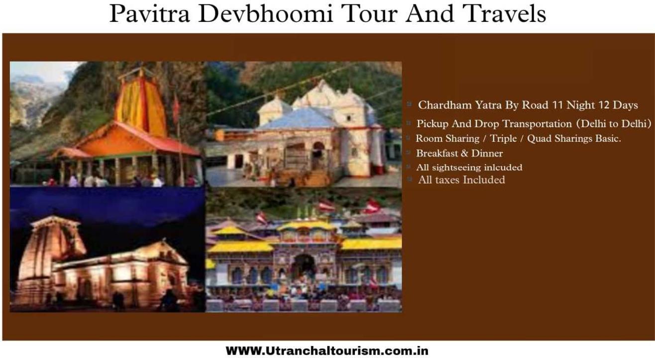 CharDham Yatra By Road 11 Night 12 Days