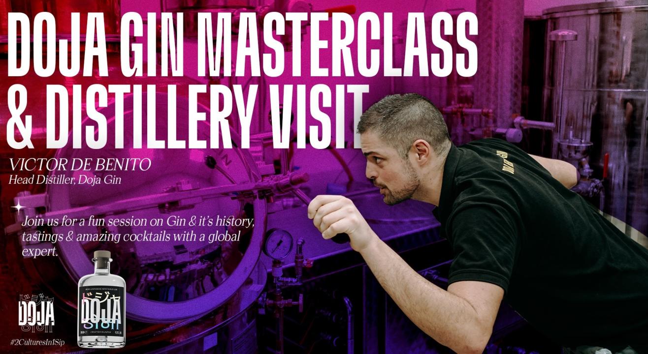 DOJA Indo-Japanese Gin Masterclass & Distillery Tour