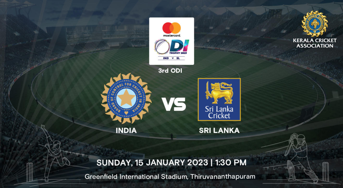 Mastercard Series 3rd ODI: India vs Sri Lanka, Thiruvananthapuram