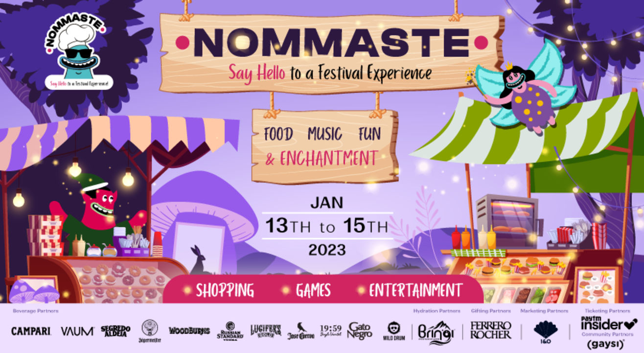 Nommaste 2023 | Mumbai | Food, Drinks, Entertainment |