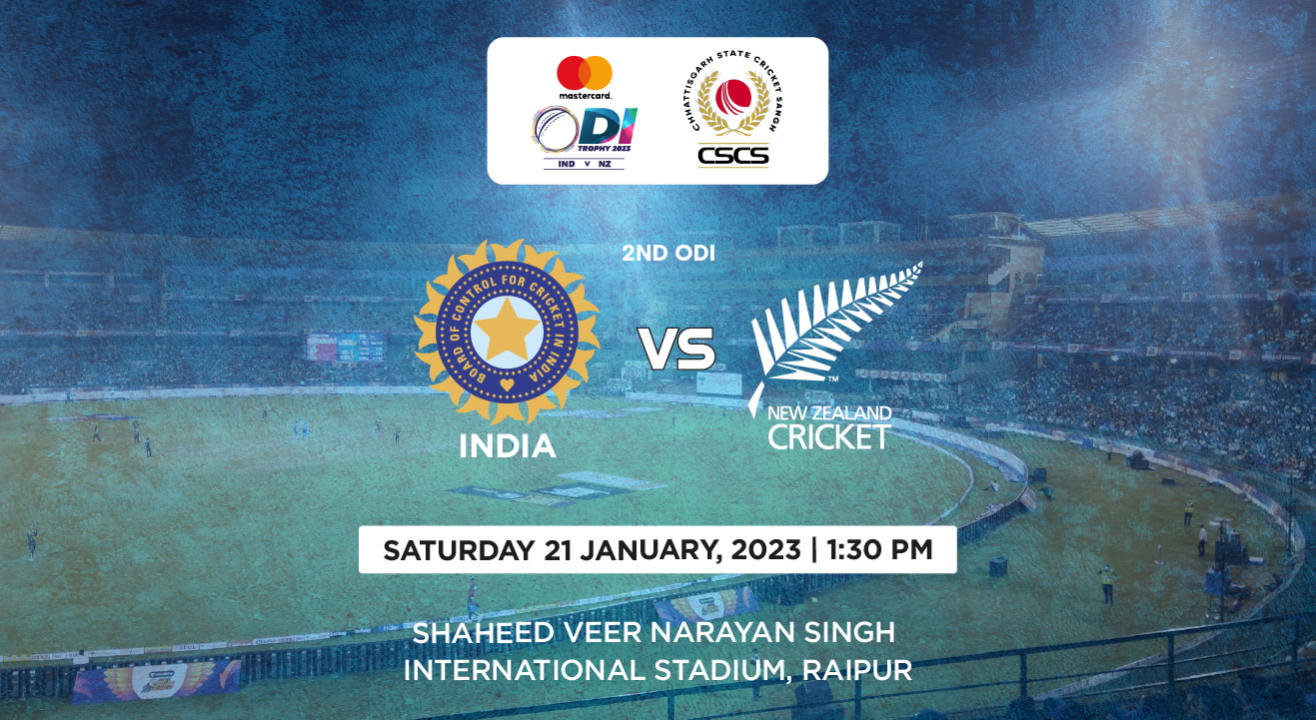 Mastercard Series 2nd ODI: India vs New Zealand, Raipur