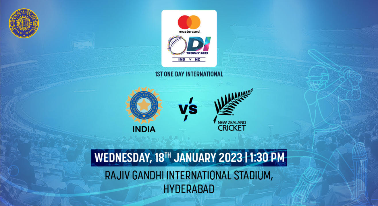 Mastercard Series 1st ODI: India v New Zealand, Hyderabad