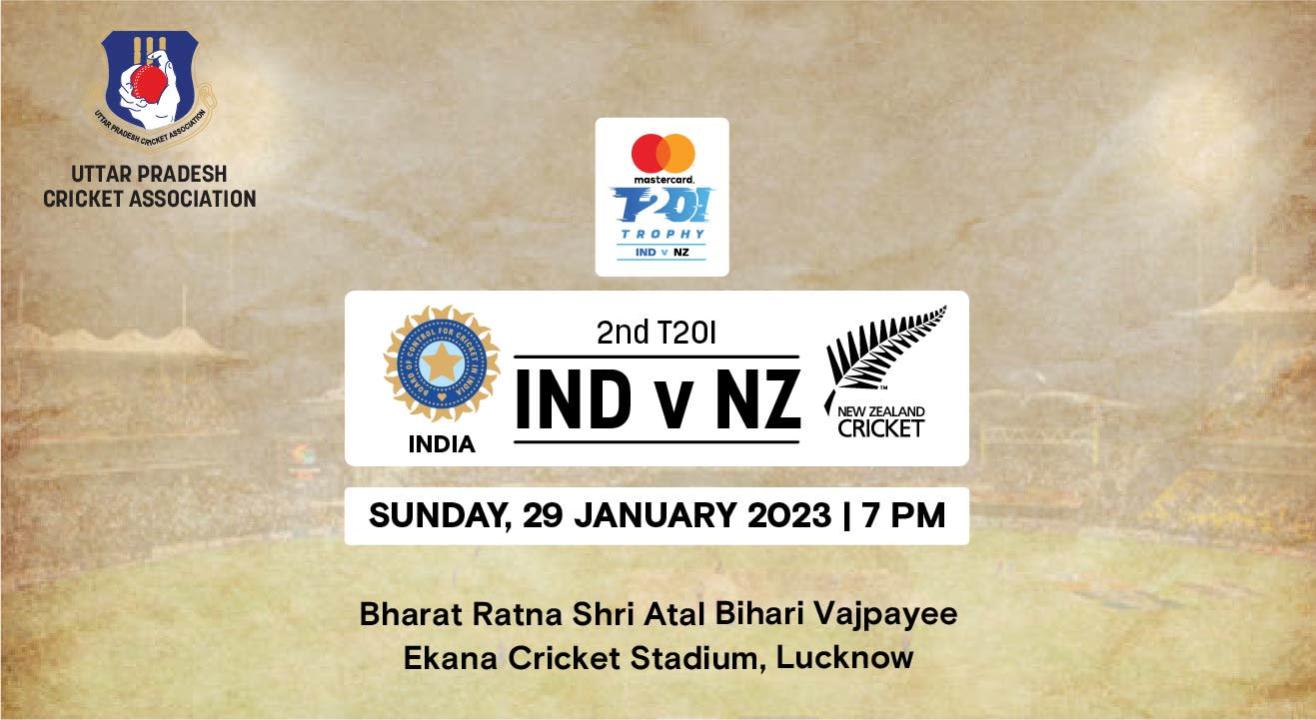 Mastercard Series 2nd T20I: India v New Zealand, Lucknow