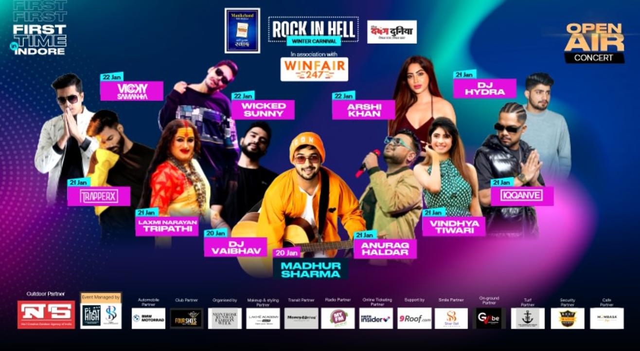 "Rock in Hell" Winter Carnival Madhur Sharma Live in Concert