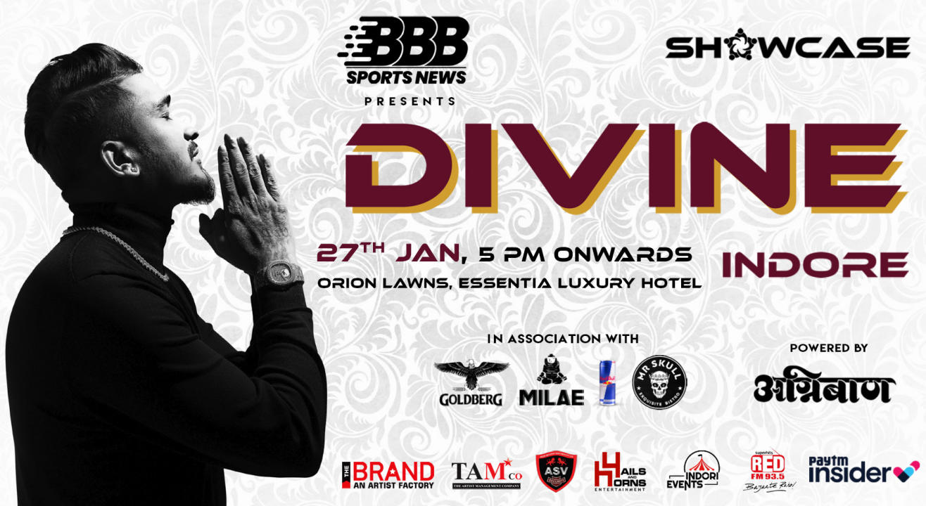 DIVINE LIVE  IN INDORE 