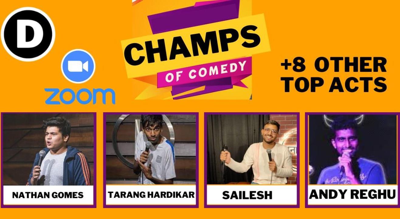 CHAMPS OF COMEDY +1 FREE CAPPACCINO