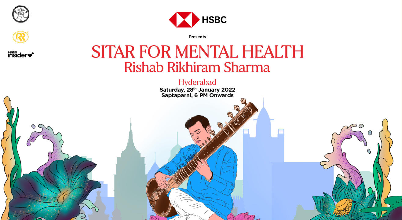 HSBC presents 'Sitar for Mental Health' by Rishab Rikhiram Sharma at Saptaparni Amphitheatre in Hyderabad on 28th Jan, 2023