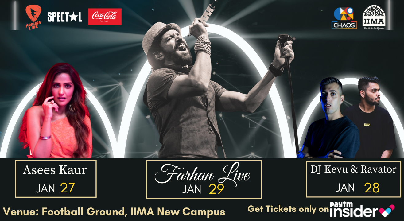 IIM Ahmedabad- Chaos ’23 | Farhan Live | Asees Kaur | DJ Kevu | DJ Ravator