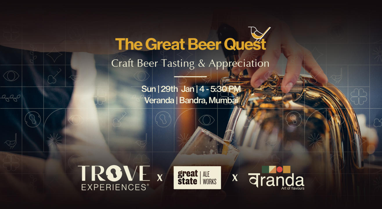 The Great Beer Quest Craft Beer Tasting & Appreciation by Trove Experiences 