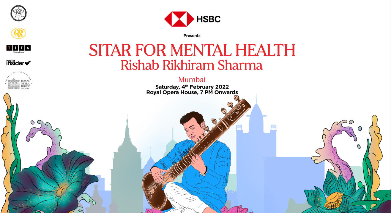 HSBC presents 'Sitar for Mental Health' by Rishab Rikhiram Sharma at Royal Opera House in Mumbai on 4th Feb, 2023