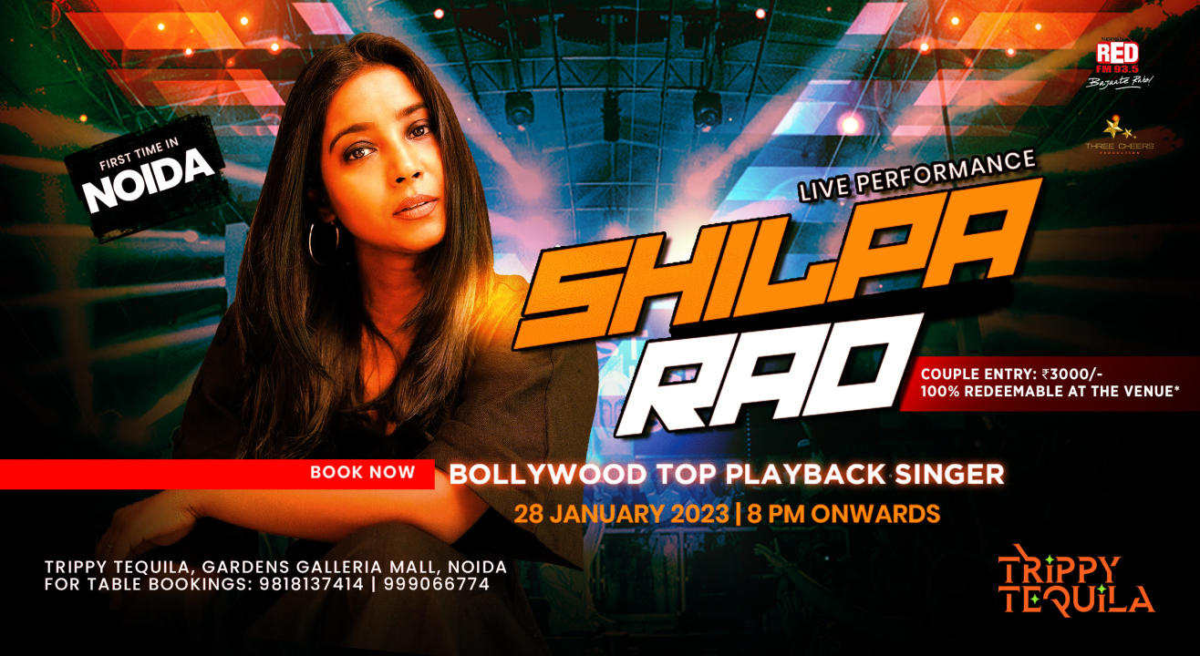 SHILPA RAO PERFORMING LIVE AT TRIPPY TEQUILA