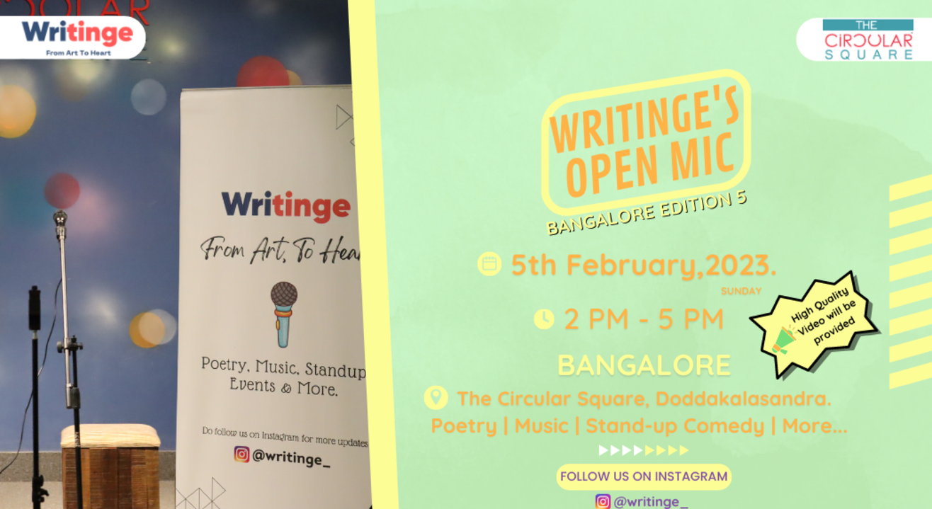 Open mic with Writinge