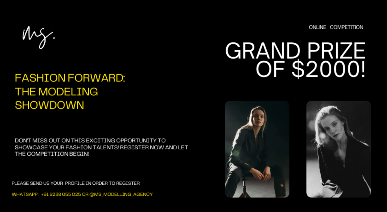 Fashion Forward: The Modeling Competition : Join Now