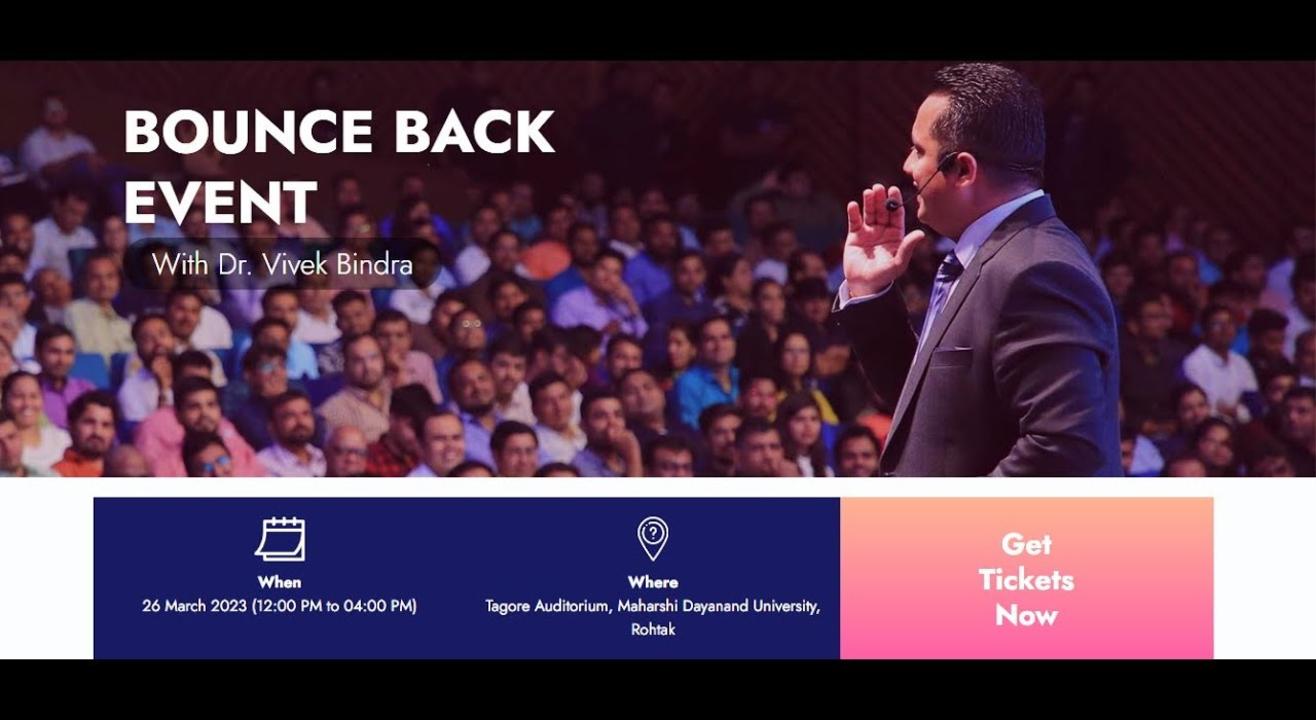 Bounce Back Event Rohtak