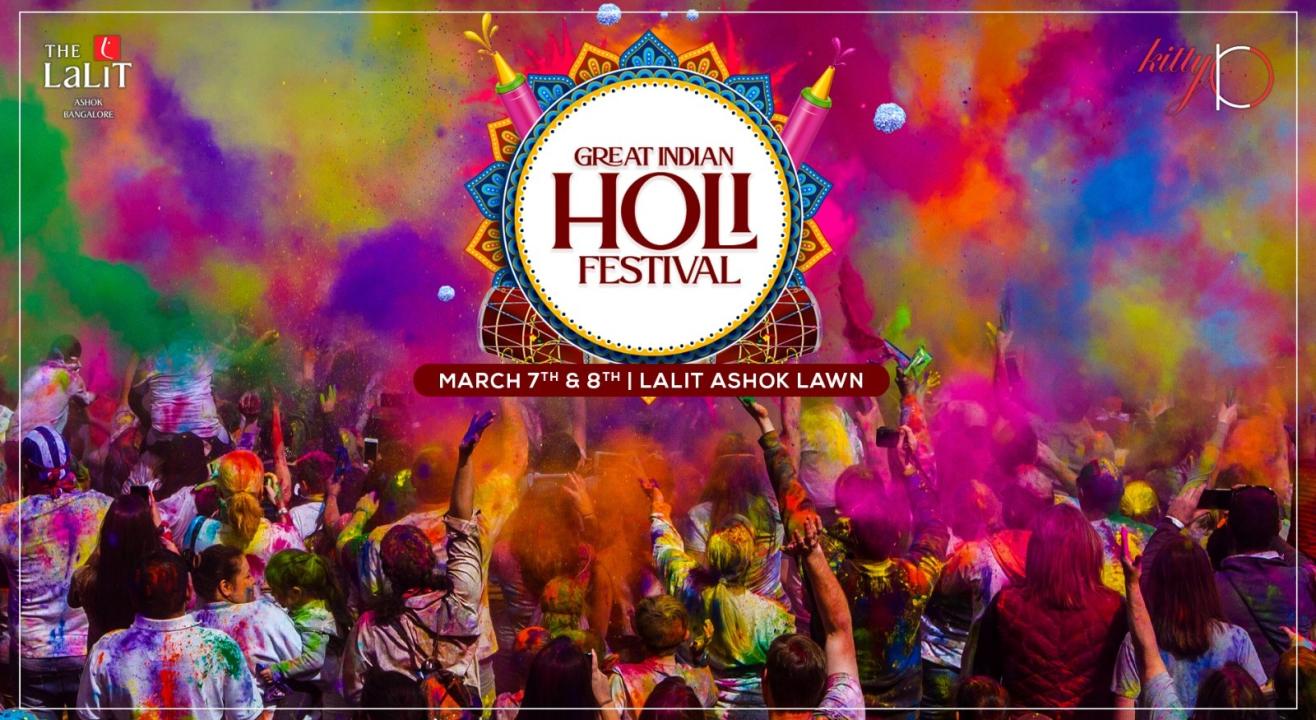 The Great Indian Holi Festival at Lalit Lawn on 7th & 8th March ...