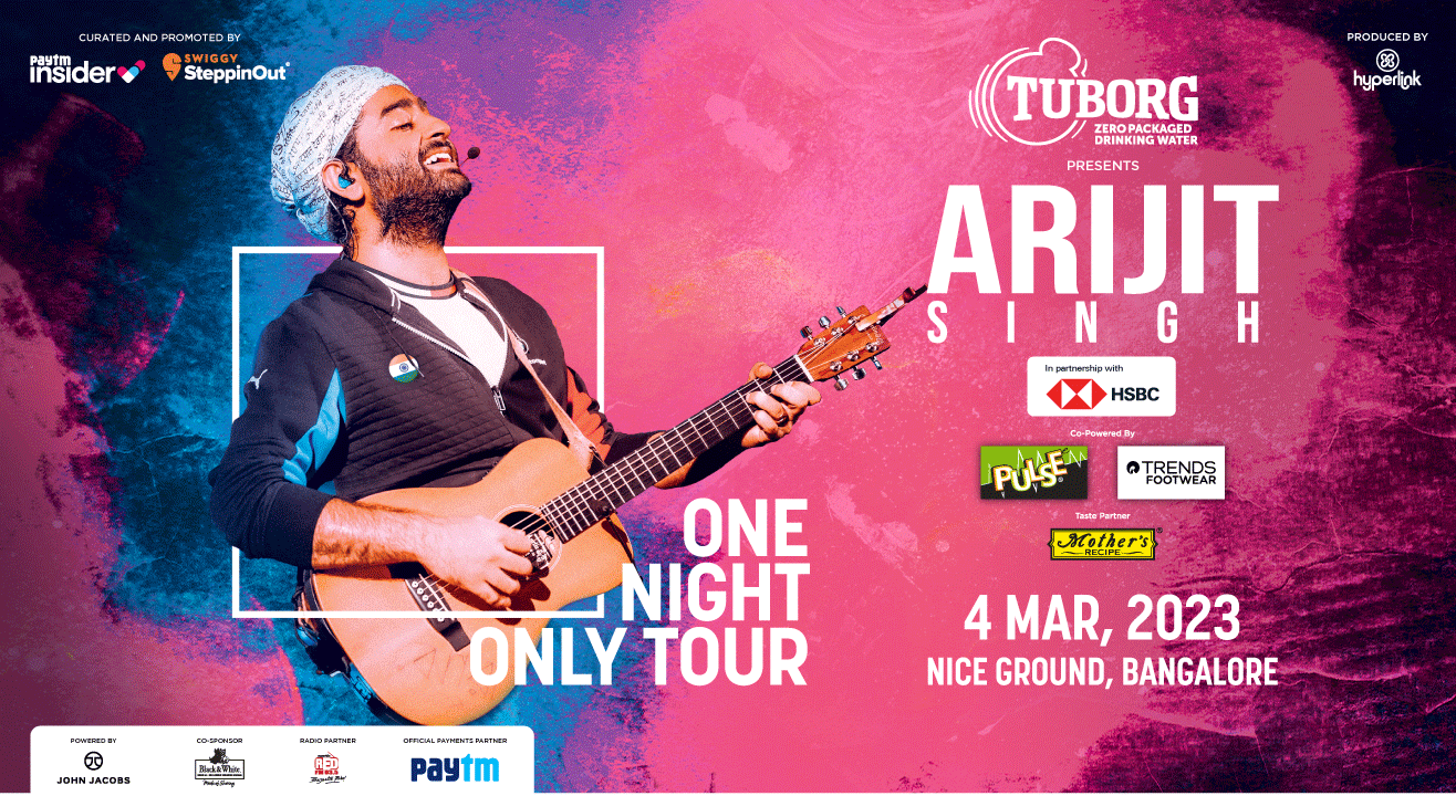 Arijit Singh - One Night Only Tour, Bangalore 2023