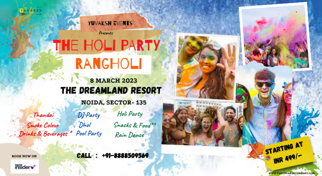 RANGHOLI - 2023 || HOLI DJ PARTY || NOIDA  | Holi 2023