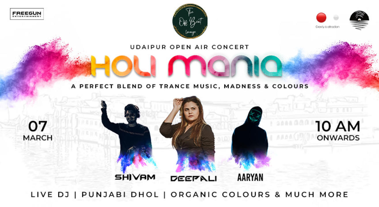 HOLI MANIA @ The Offbeat Lounge, Udaipur