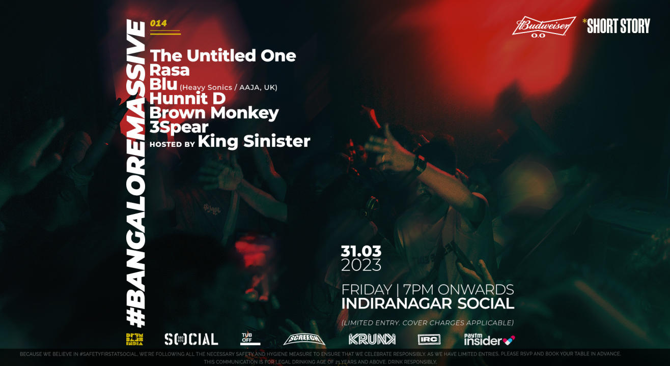 Social x Drum and Bass India presents - #BangaloreMassive 14