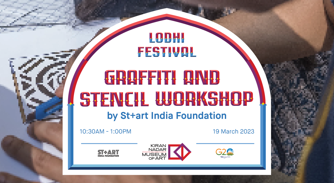 Graffiti & Stencil Workshop by St+art India Foundation