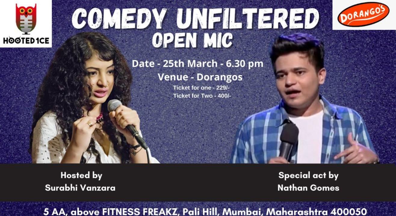 Comedy Unfiltered Open Mic ft. Nathan Gomes