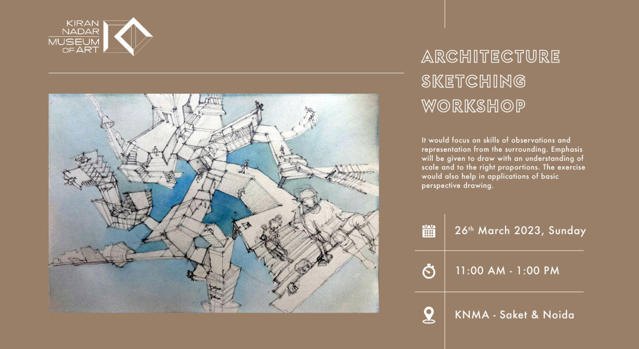 Architecture Sketching Workshop - KNMA Noida