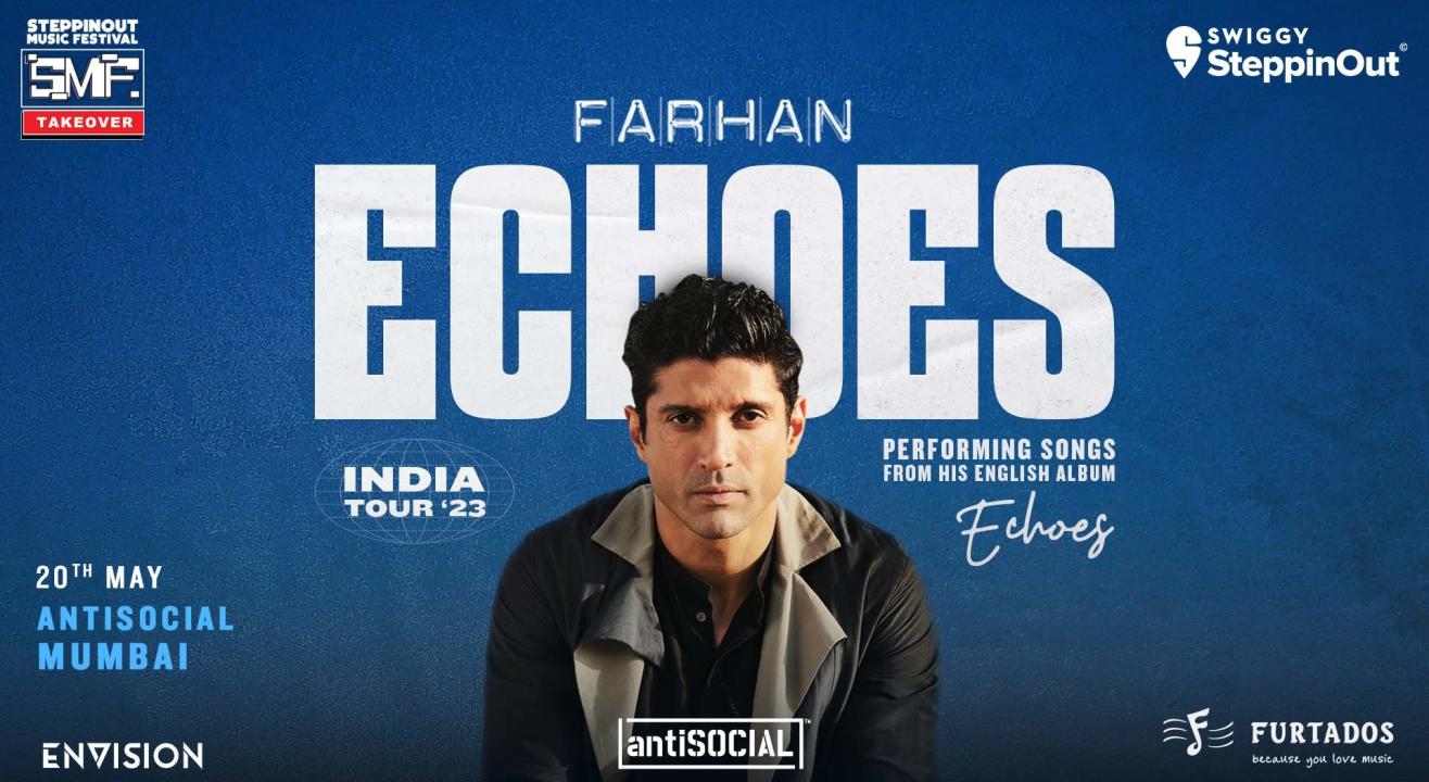 Farhan Akhtar Echoes Tour by Swiggy SteppinOut at antiSOCIAL Mumbai 