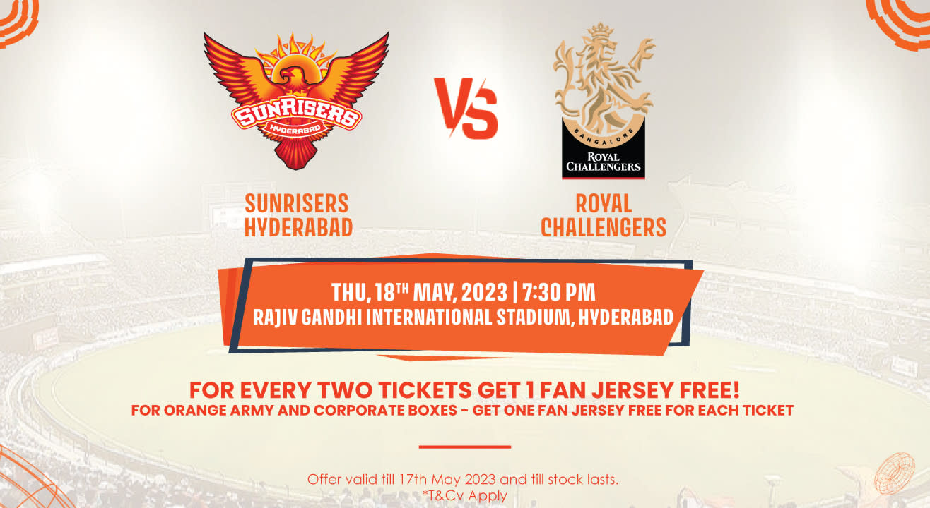 TATA IPL 2023 - Match 65 - Sunrisers Hyderabad vs Lucknow Super Giants