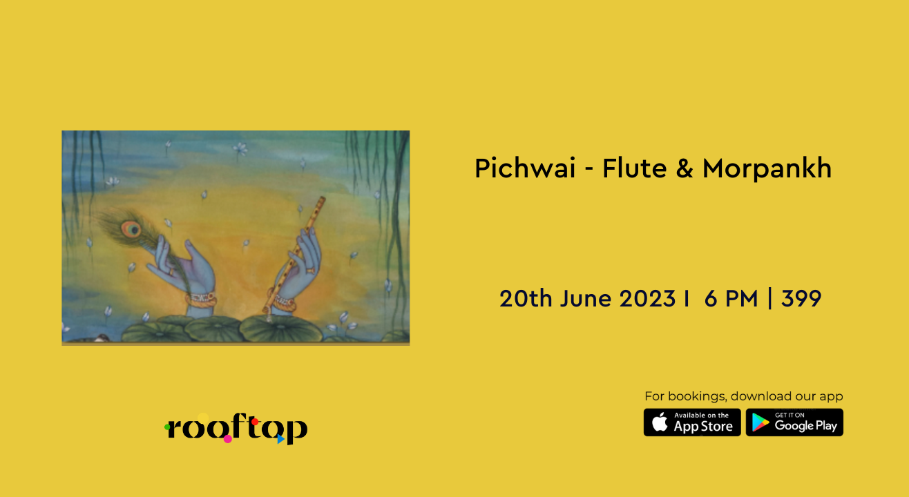 Pichwai - Flute & Morpankh