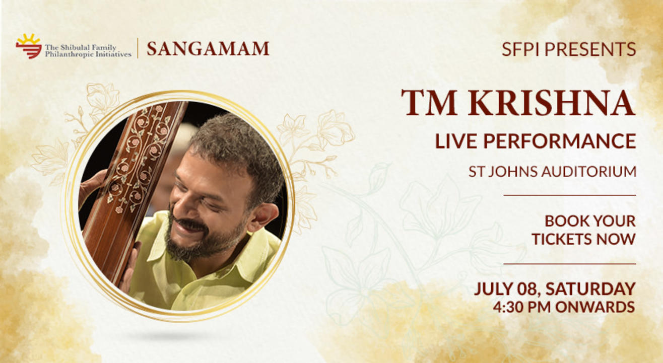 SANGAMAM - A VOCAL CONCERT BY T M KRISHNA