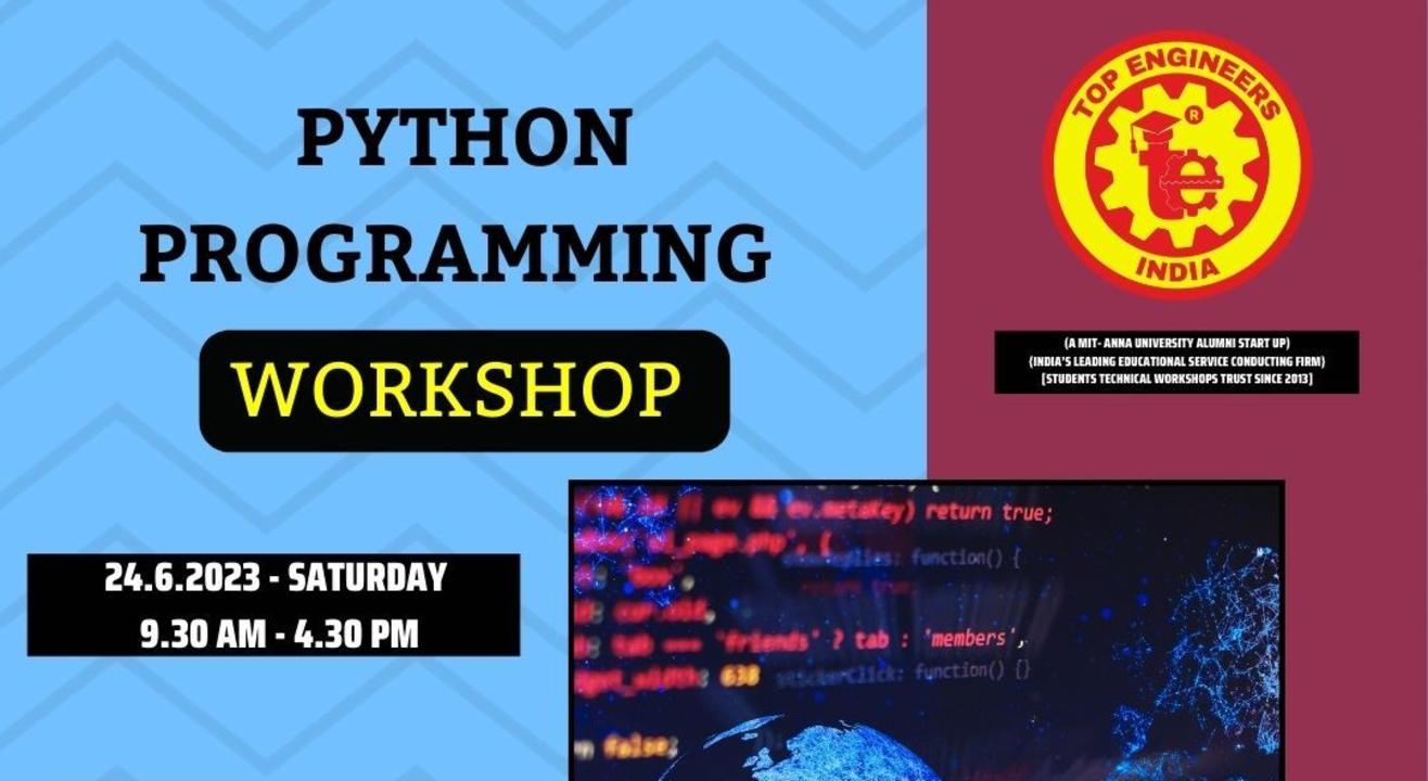 PYTHON PROGRAMMING WORKSHOP