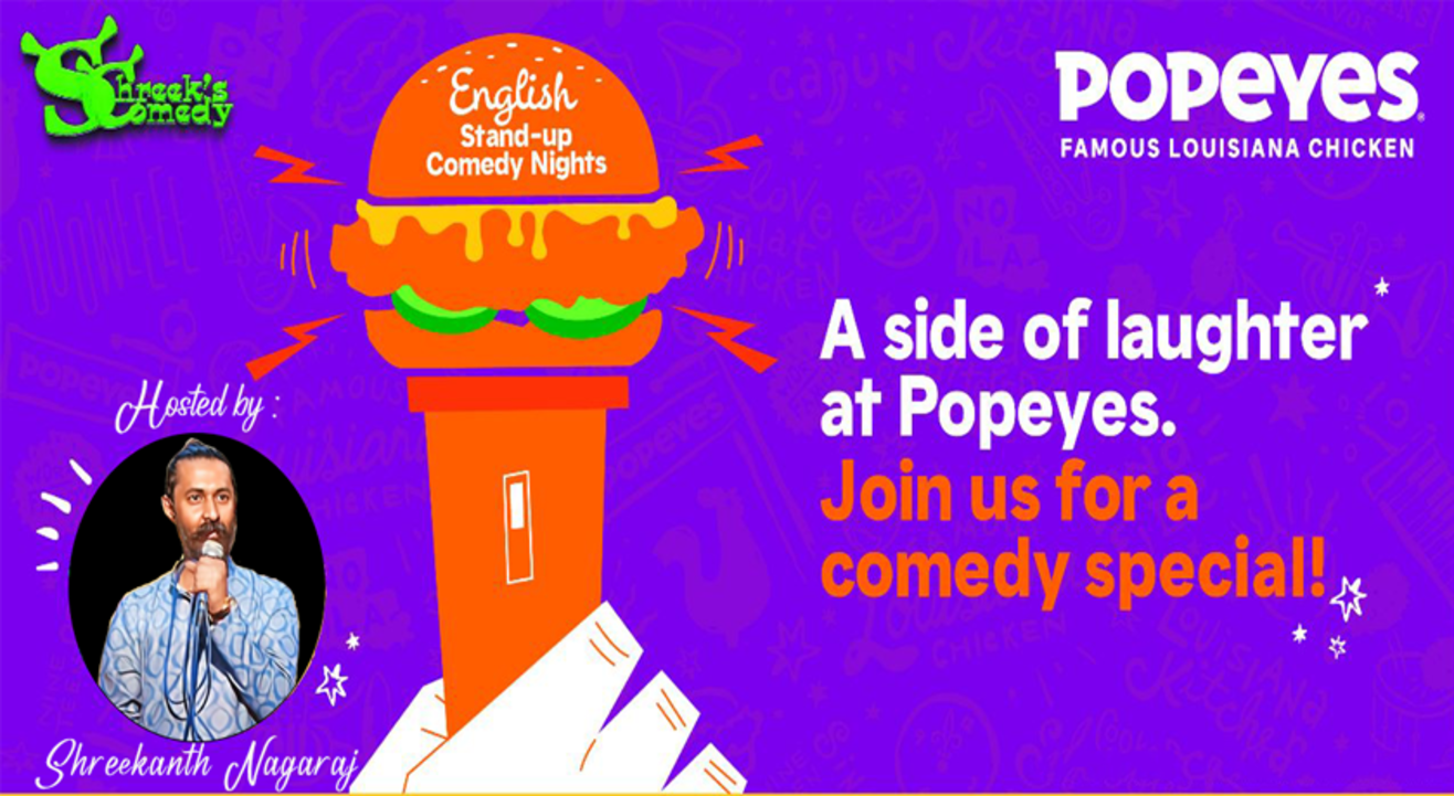 Standup Comedy nights @ Popeyes Basaveshwara Nagar