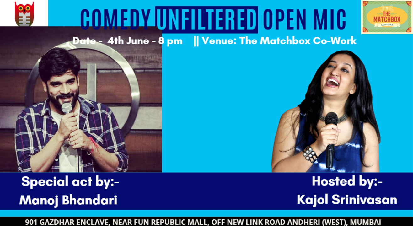 Comedy Unfiltered Open Mic ft. Manoj Bhandari