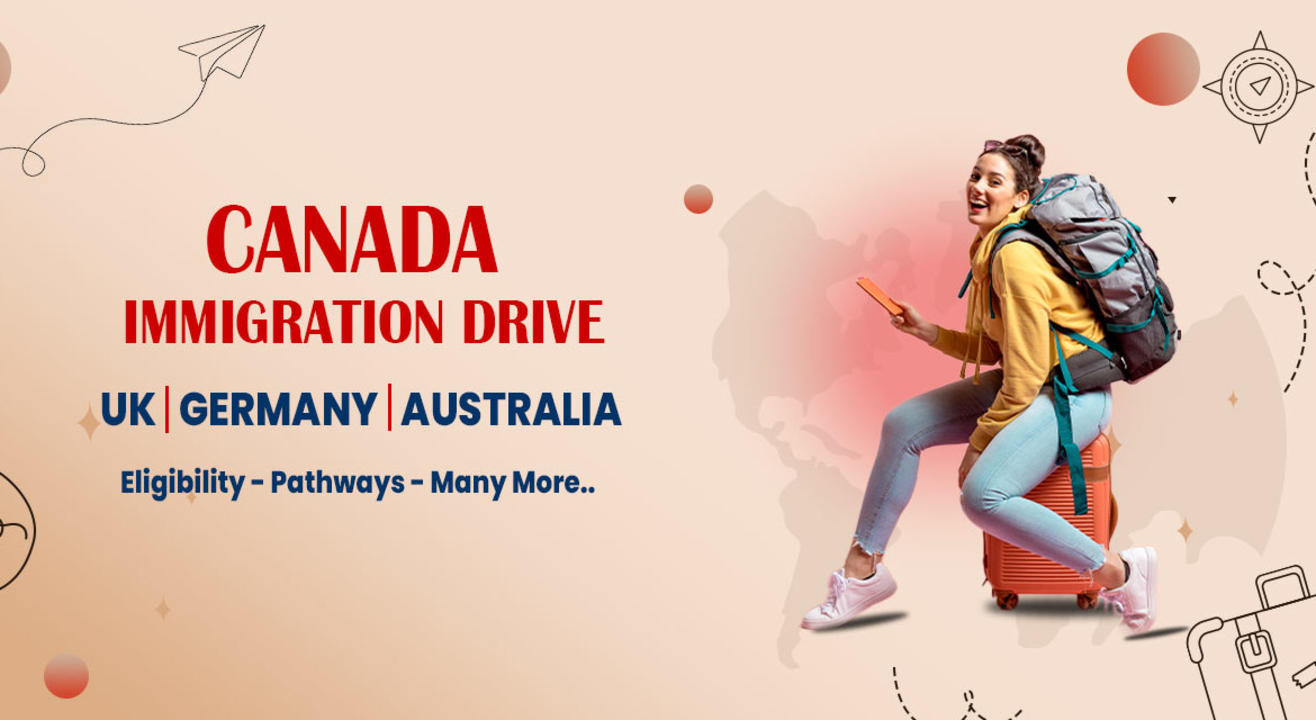 Immigration Drive for CANADA-UK-GERMANY-AUS